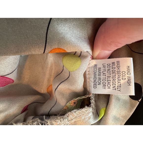 Joy Joy bright silky short sleeve blouse - Picture 5 of 5